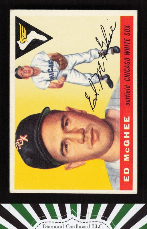 1955 Topps #32 Ed McGhee EX m, front