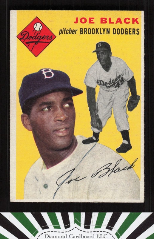 1954 Topps #98 Joe Black VGEX a, front
