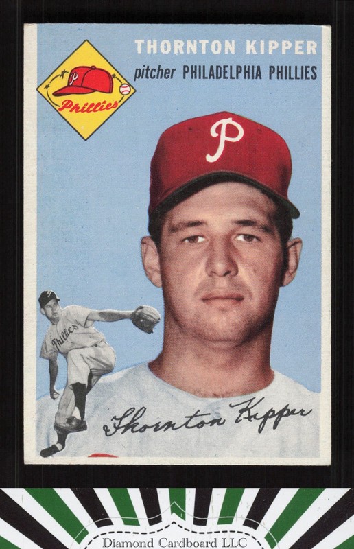 1954 Topps #108 Thornton Kipper EX+ m, front