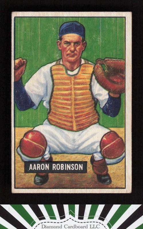 1951 Bowman #142 Aaron Robinson VGEX, front