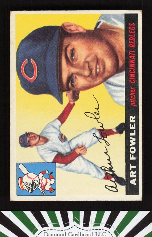 1955 Topps #3 Art Fowler VG g, front
