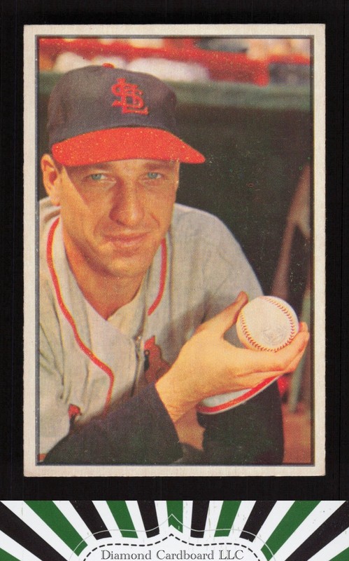 1953 Bowman Color #17 Jerry Staley VGEX [CENTERED] b, front