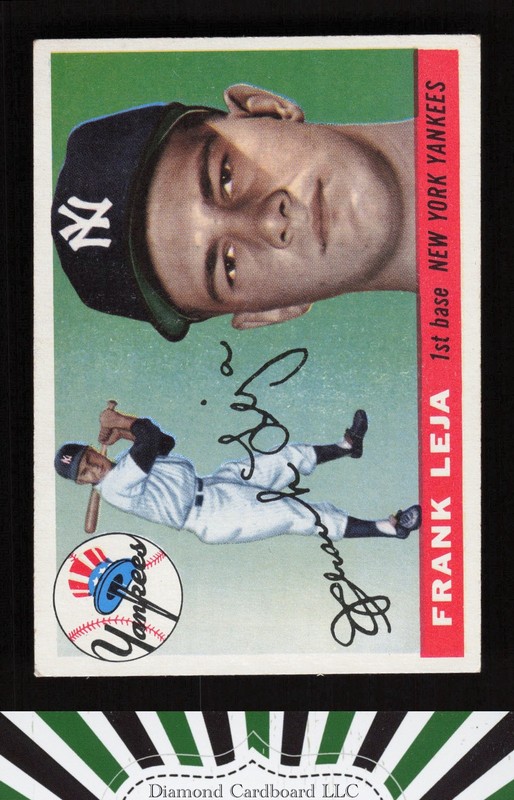 1955 Topps #99 Frank Leja VGEX g, front