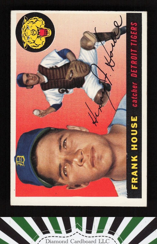 1955 Topps #87 Frank House EX j, front