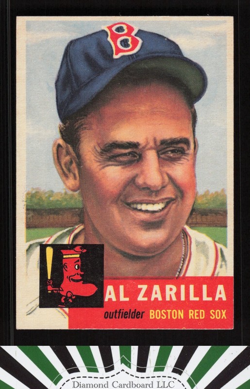 1953 Topps #181 Al Zarilla NM g, front