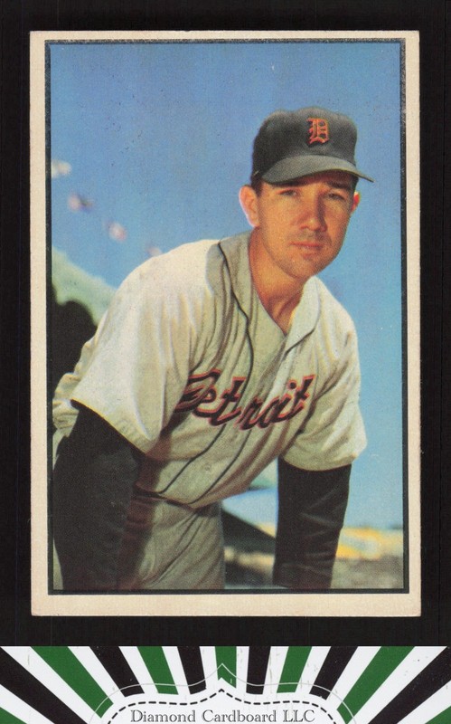 1953 Bowman Color #100 Bill Wight VGEX b, front