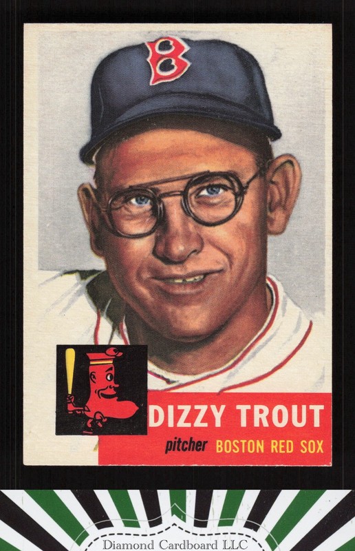1953 Topps #169 Dizzy Trout NM i, front