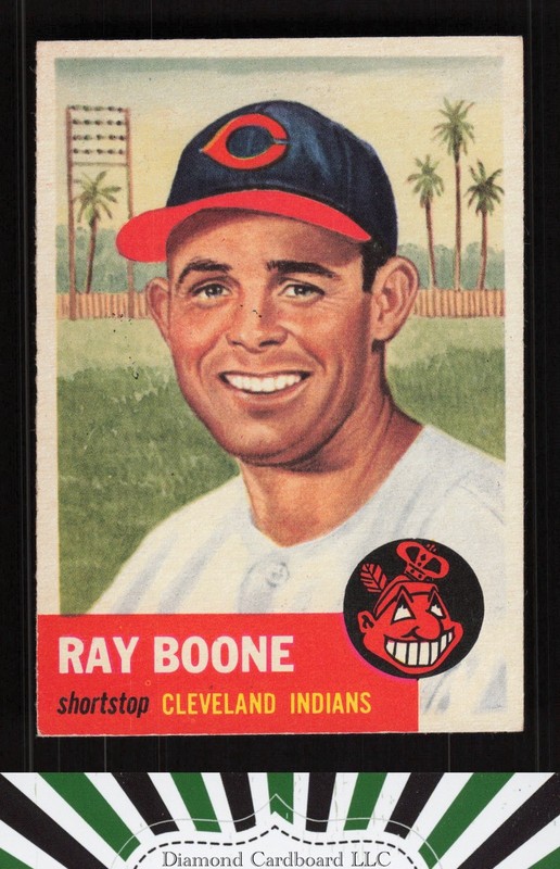 1953 Topps #25 Ray Boone EXMT+ [CENTERED] h, front