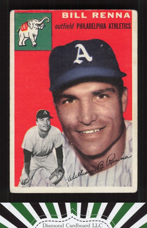 1954 Topps #112 Bill Renna GD l, front
