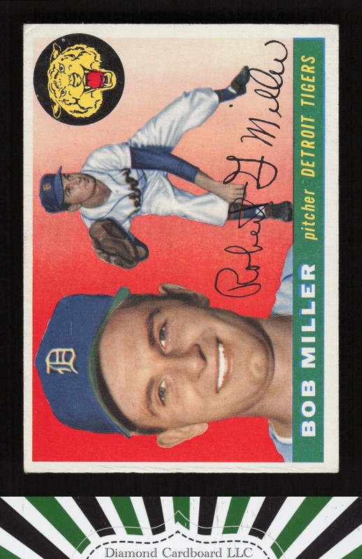 1955 Topps #9 Bob Miller VG c, front