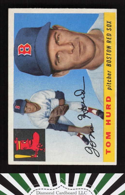 1955 Topps #116 Tom Hurd VGEX k, front