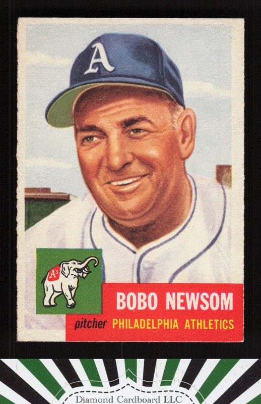 1953 Topps #15 Bobo Newsom NM f, front
