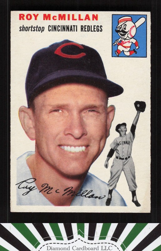1954 Topps #120 Roy McMillan NM (ST) a, front