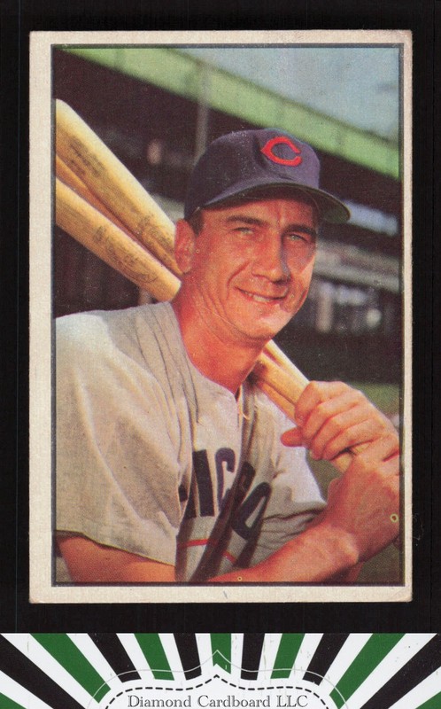 1953 Bowman Color #48 Hank Sauer VG+ b, front