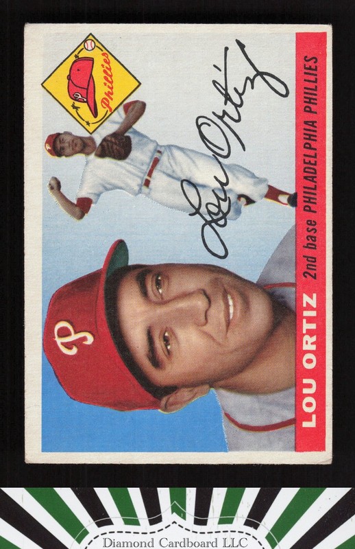 1955 Topps #114 Lou Ortiz VGEX c, front