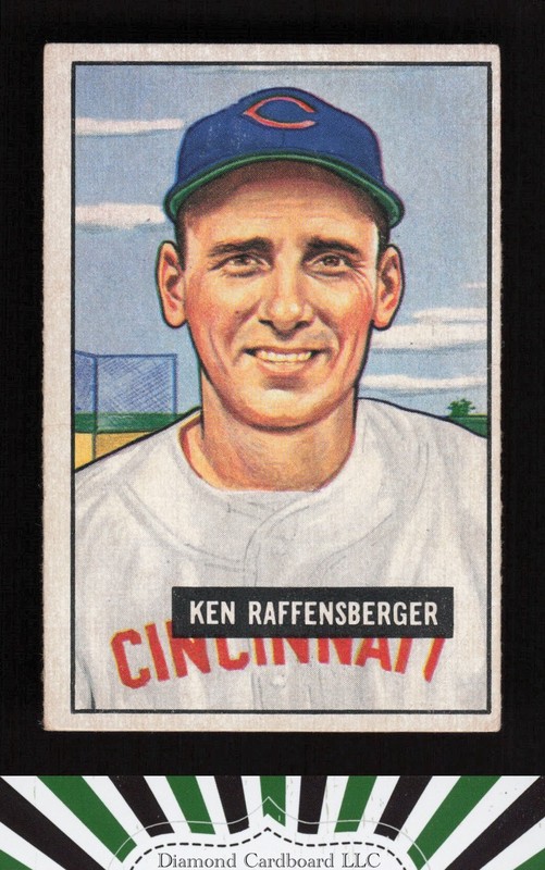 1951 Bowman #48 Ken Raffensberger VGEX, front