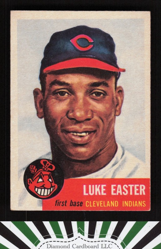 1953 Topps #2 Luke Easter EX [GOOD EYE APPEAL] e, front
