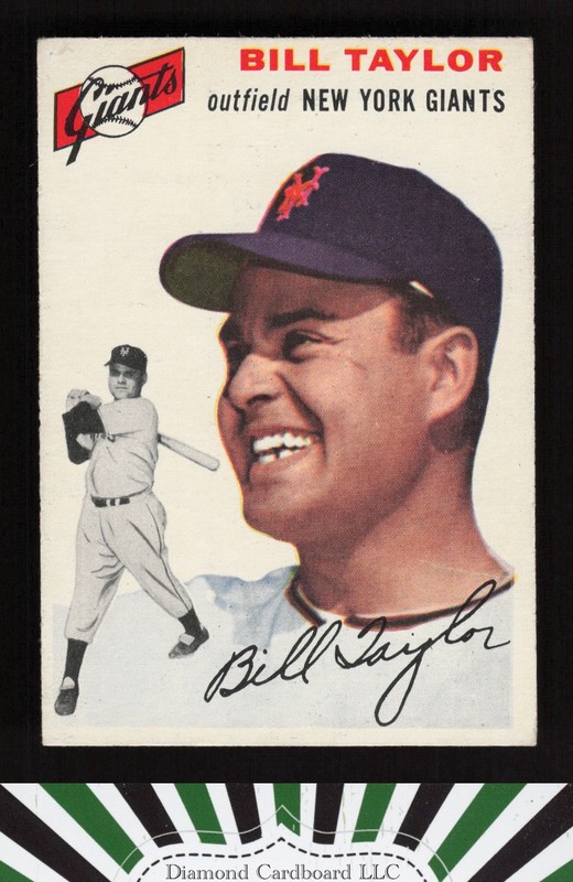 1954 Topps #74 Bill Taylor VGEX+ p, front
