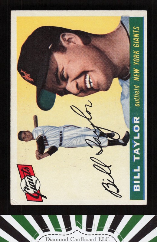 1955 Topps #53 Bill Taylor VGEX c, front