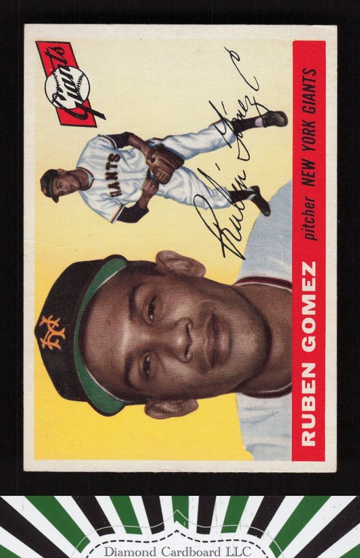 1955 Topps #71 Ruben Gomez VG [GOOD EYE APPEAL] c, front