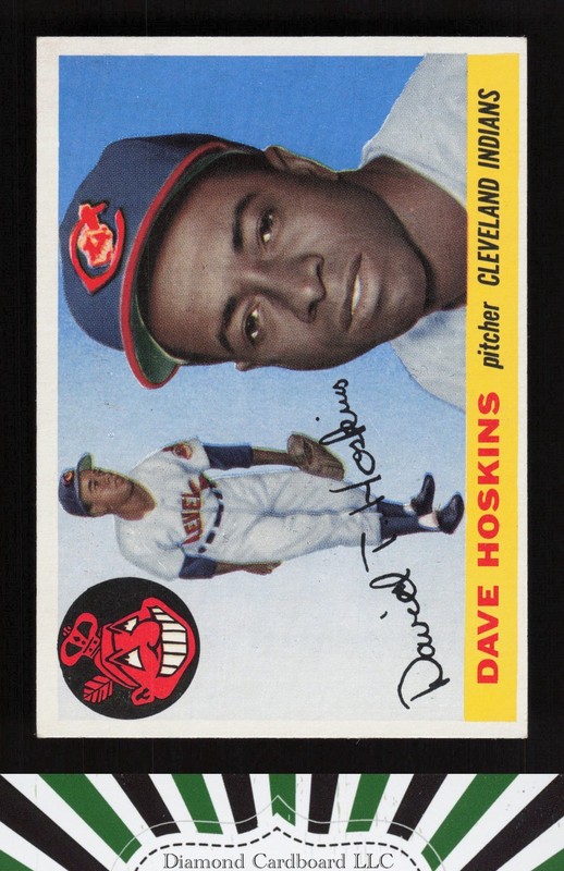 1955 Topps #133 Dave Hoskins EX+ k, front