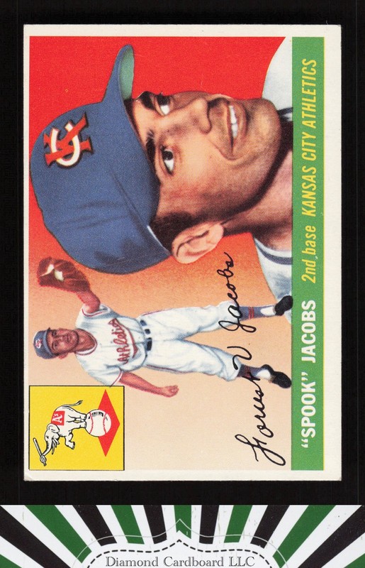 1955 Topps #61 Spook Jacobs VGEX+ m, front