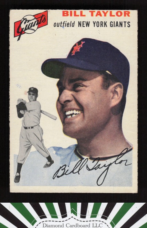 1954 Topps #74 Bill Taylor GD+ o, front