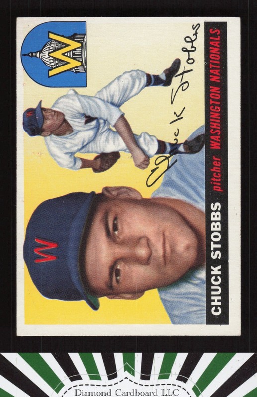 1955 Topps #41 Chuck Stobbs EX l, front