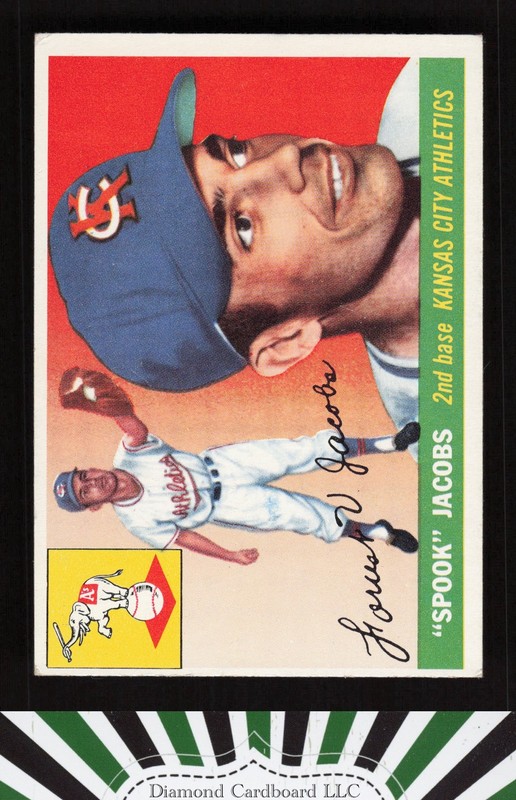 1955 Topps #61 Spook Jacobs VGEX k, front