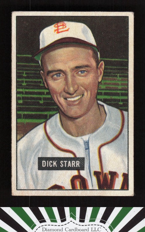 1951 Bowman #137 Dick Starr VGEX, front