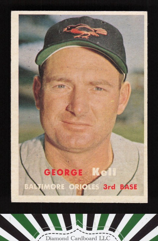 1957 Topps #230 George Kell EX+ j, front