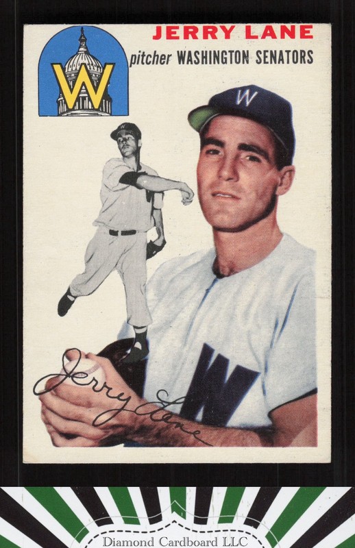 1954 Topps #97 Jerry Lane EX+ n, front