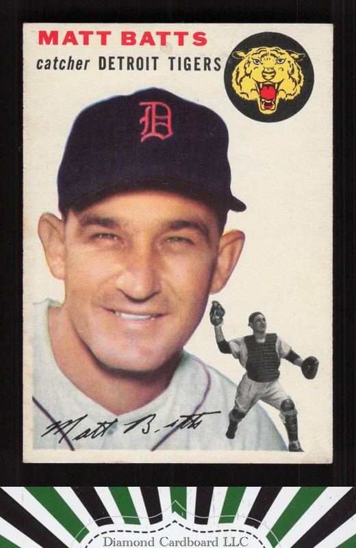 1954 Topps #88 Matt Batts EX n, front