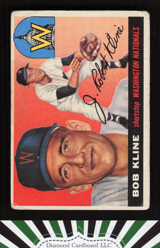 1955 Topps #173 Bob Kline GD a, front