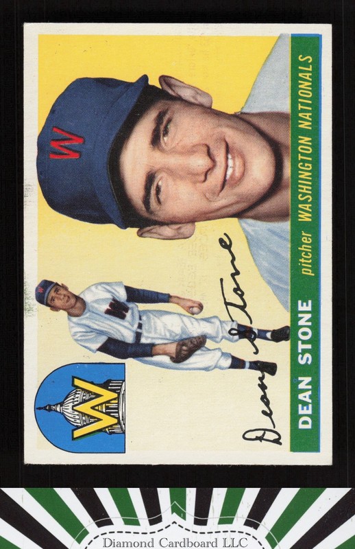 1955 Topps #60 Dean Stone VGEX+ [CENTERED] c, front