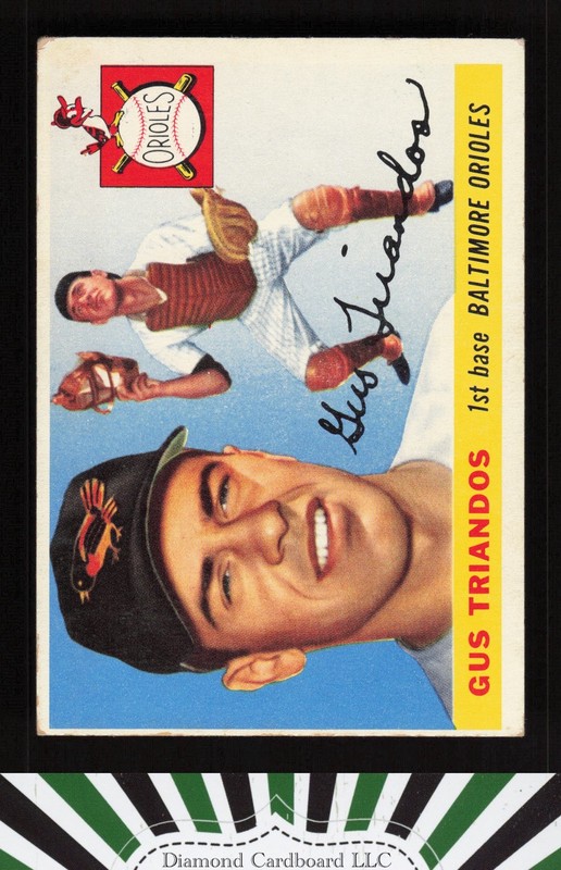 1955 Topps #64 Gus Triandos VGEX k, front
