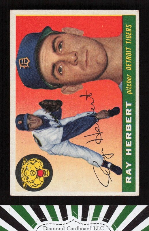 1955 Topps #138 Ray Herbert VGEX m, front