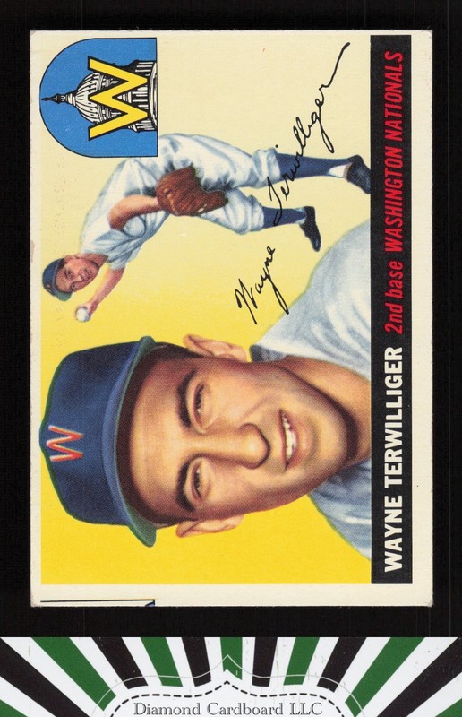1955 Topps #34 Wayne Terwilliger VGEX (MC) h, front