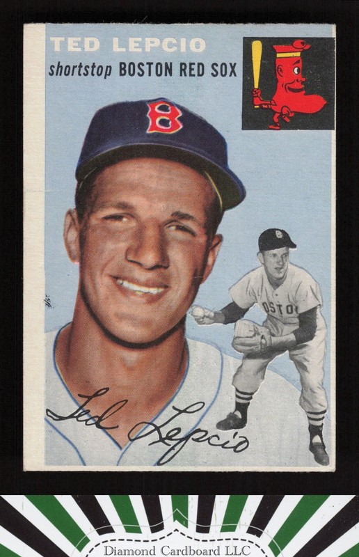 1954 Topps #66 Ted Lepcio VGEX (MC) a, front