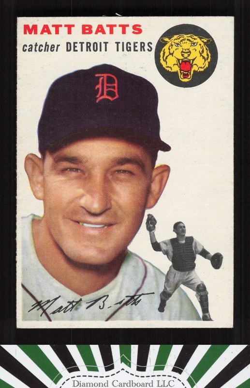 1954 Topps #88 Matt Batts EX+ e, front