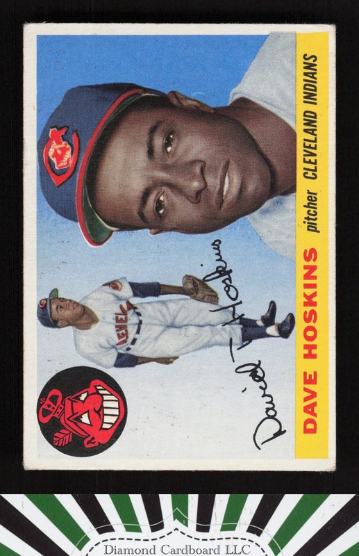 1955 Topps #133 Dave Hoskins VG b, front