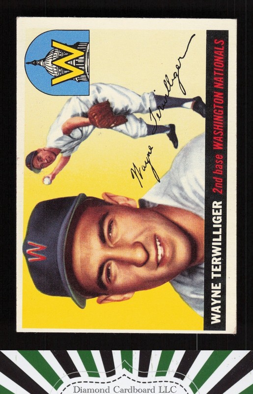1955 Topps #34 Wayne Terwilliger VG j, front