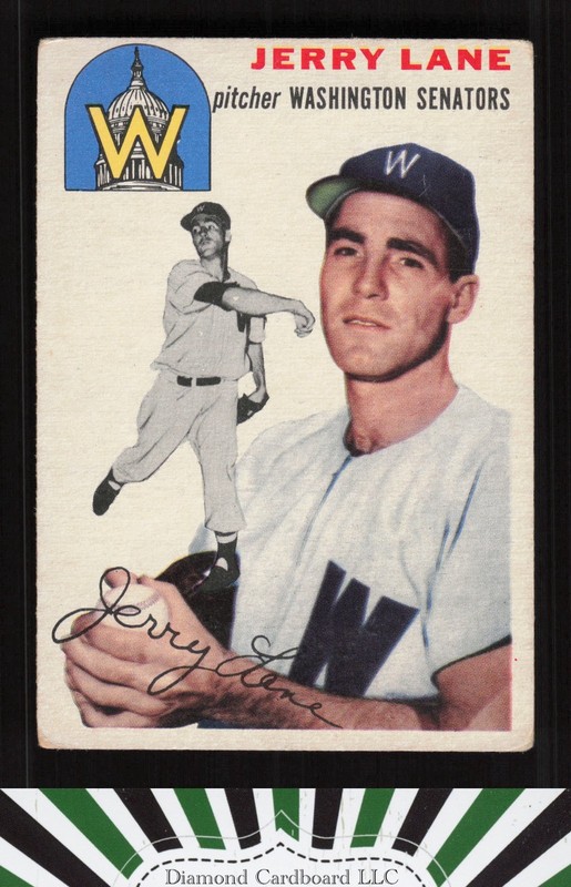 1954 Topps #97 Jerry Lane GD+ l, front