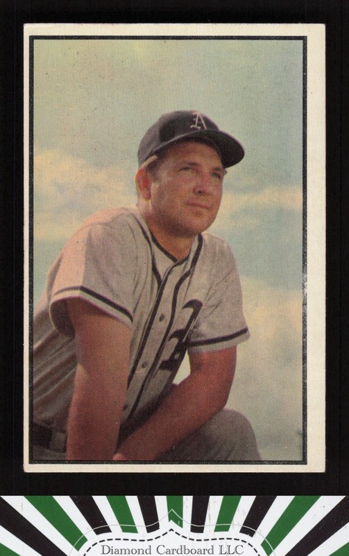 1953 Bowman Color #155 Allie Clark VGEX+ b, front