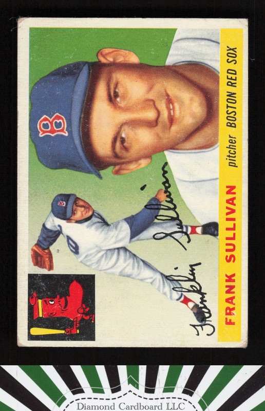 1955 Topps #106 Frank Sullivan VG a, front