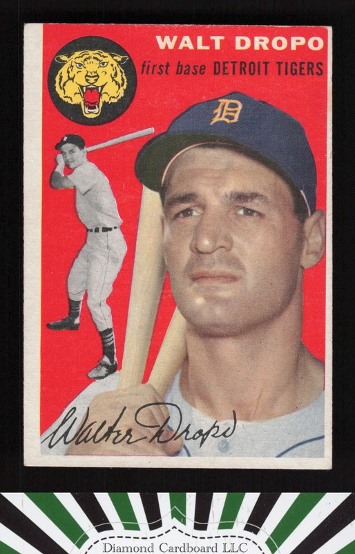 1954 Topps #18 Walt Dropo VGEX j, front