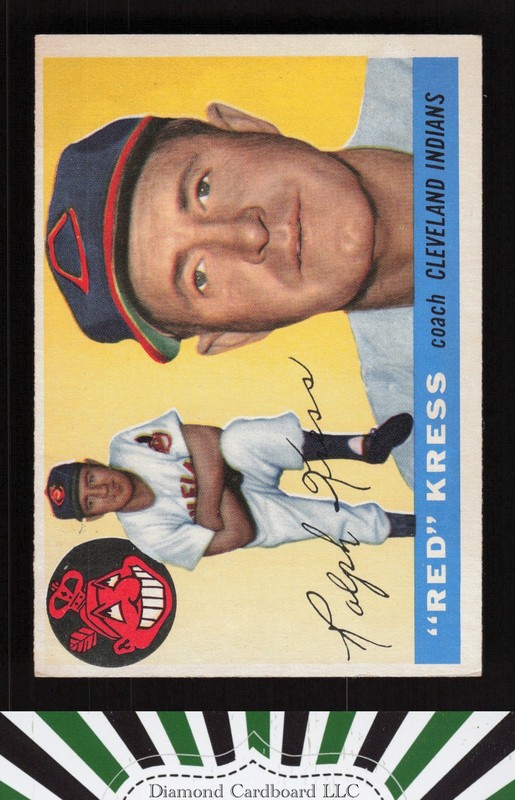 1955 Topps #151 Red Kress VGEX+ g, front