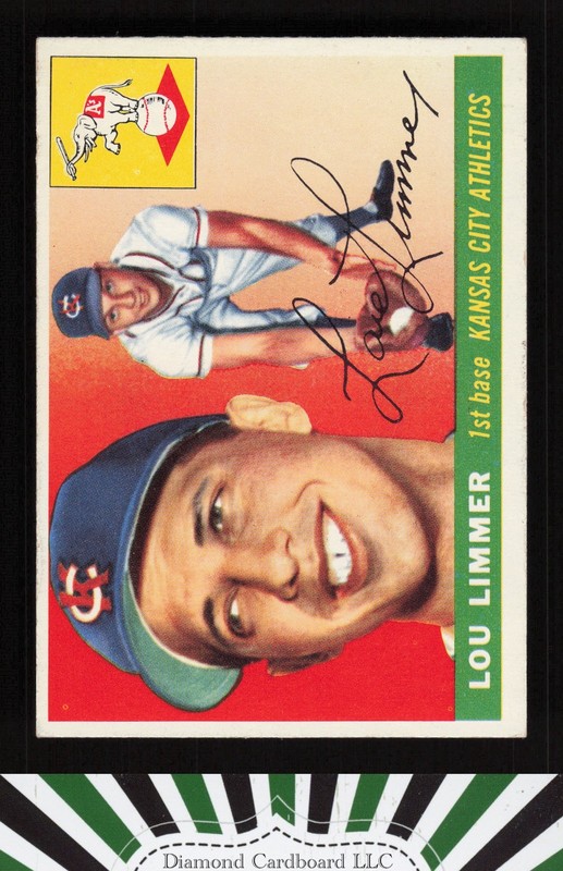 1955 Topps #54 Lou Limmer VGEX q, front