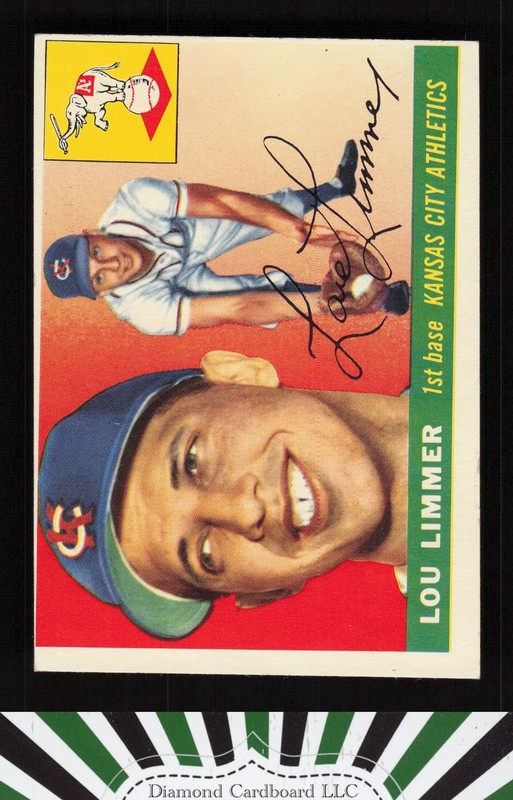 1955 Topps #54 Lou Limmer VGEX (MC) a, front