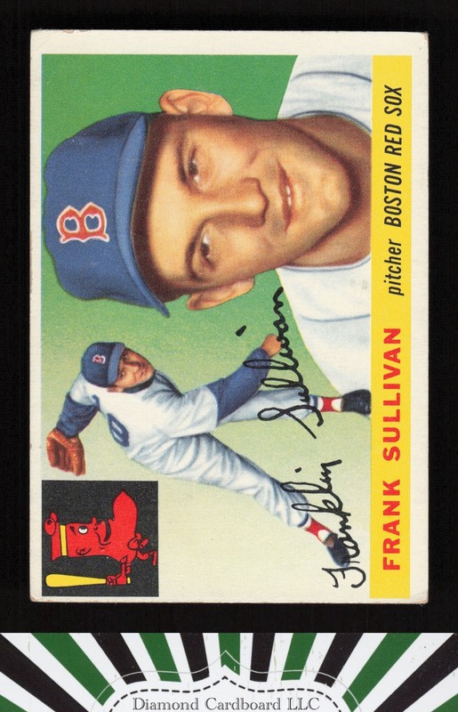 1955 Topps #106 Frank Sullivan VGEX b, front